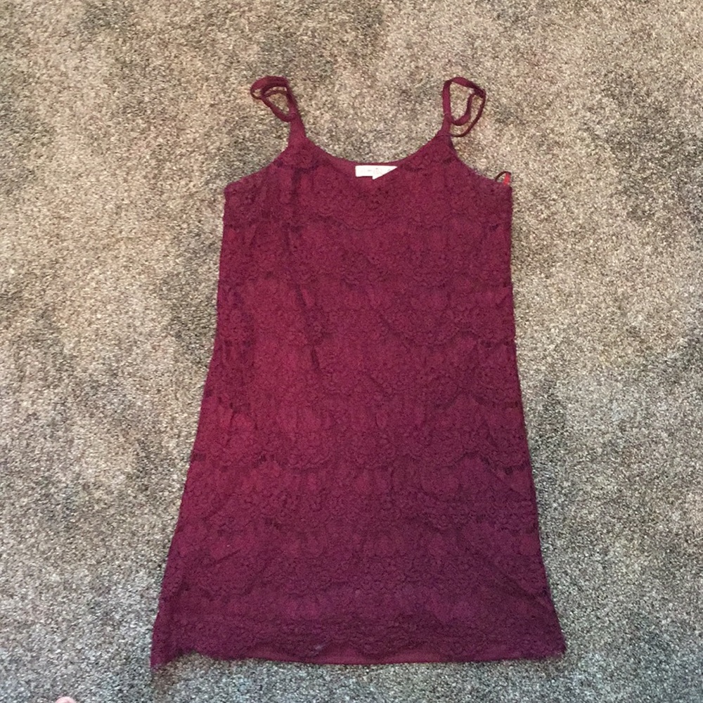 Mini dress maroon GUC.